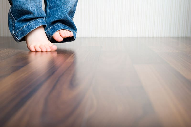 Hartwell Flooring Center | Hartwell, GA | little feet on hardwood floor